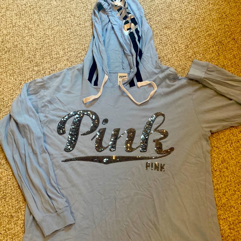 Pink Jersey Hoodie